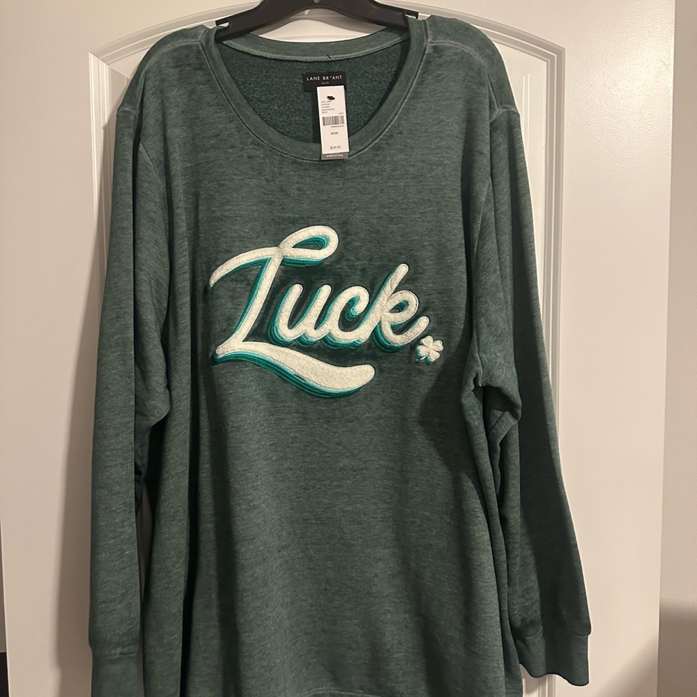 Lane Bryant Teal Sweatshirt
